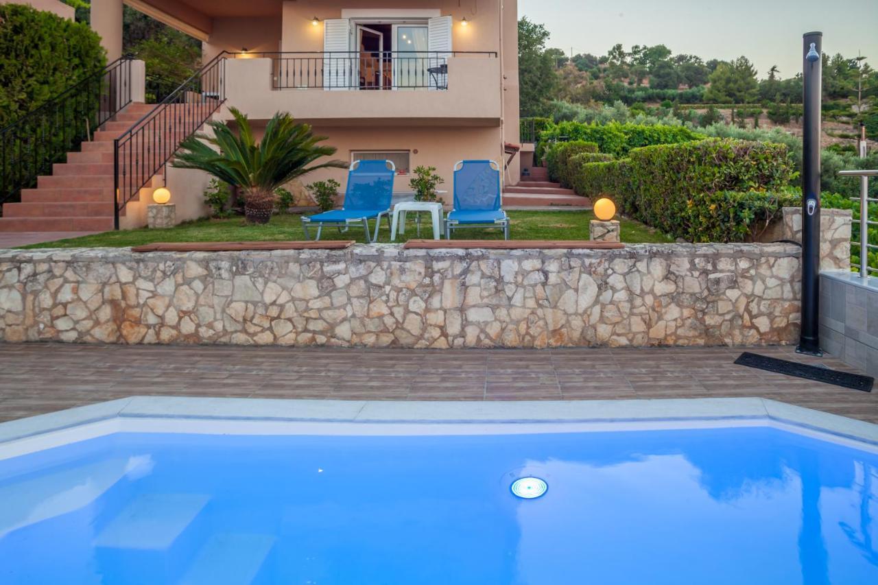 Rodhiá Panorama Traditional House With Private Pool מראה חיצוני תמונה